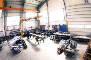 Izdelava konstrukcije v proizvodni hali